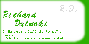 richard dalnoki business card